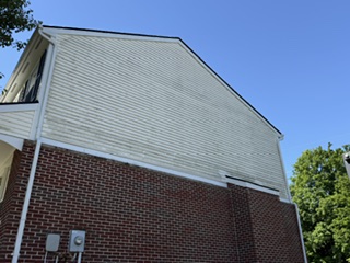 House before professional soft washing