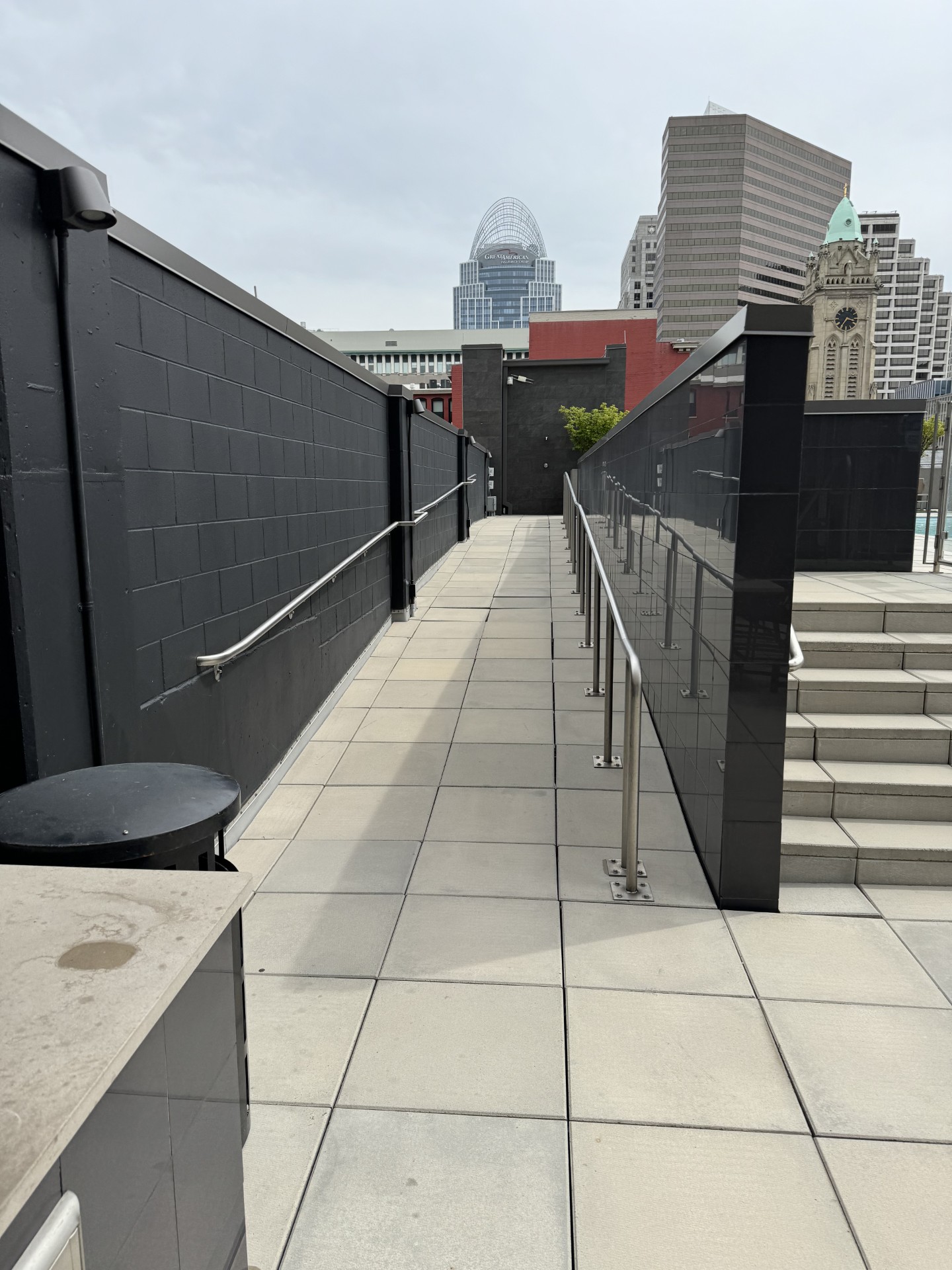 Paver surface after professional cleaning and sealing
